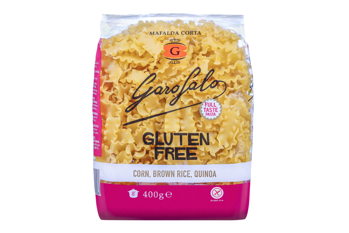 Mafalda corta SIN GLUTEN Garofalo 400 gr