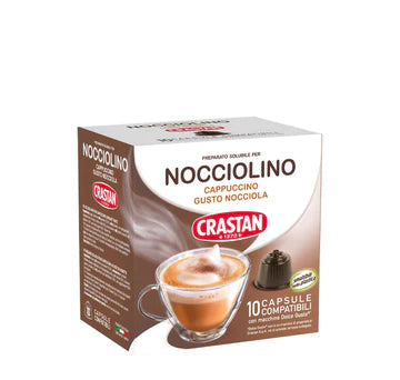 10 Cápsulas NOCCIOLINO compatibles *DOLCE GUSTO Crastan