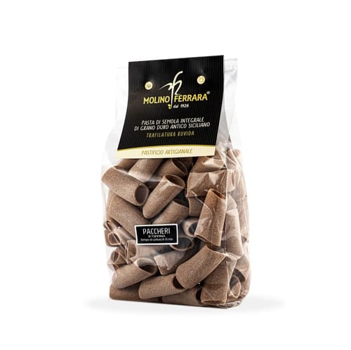 Pasta Artesanal INTEGRAL Molino Ferrara Paccheri 500 gr