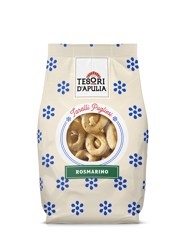 Taralli pugliesi con Rosmarino 400 gr