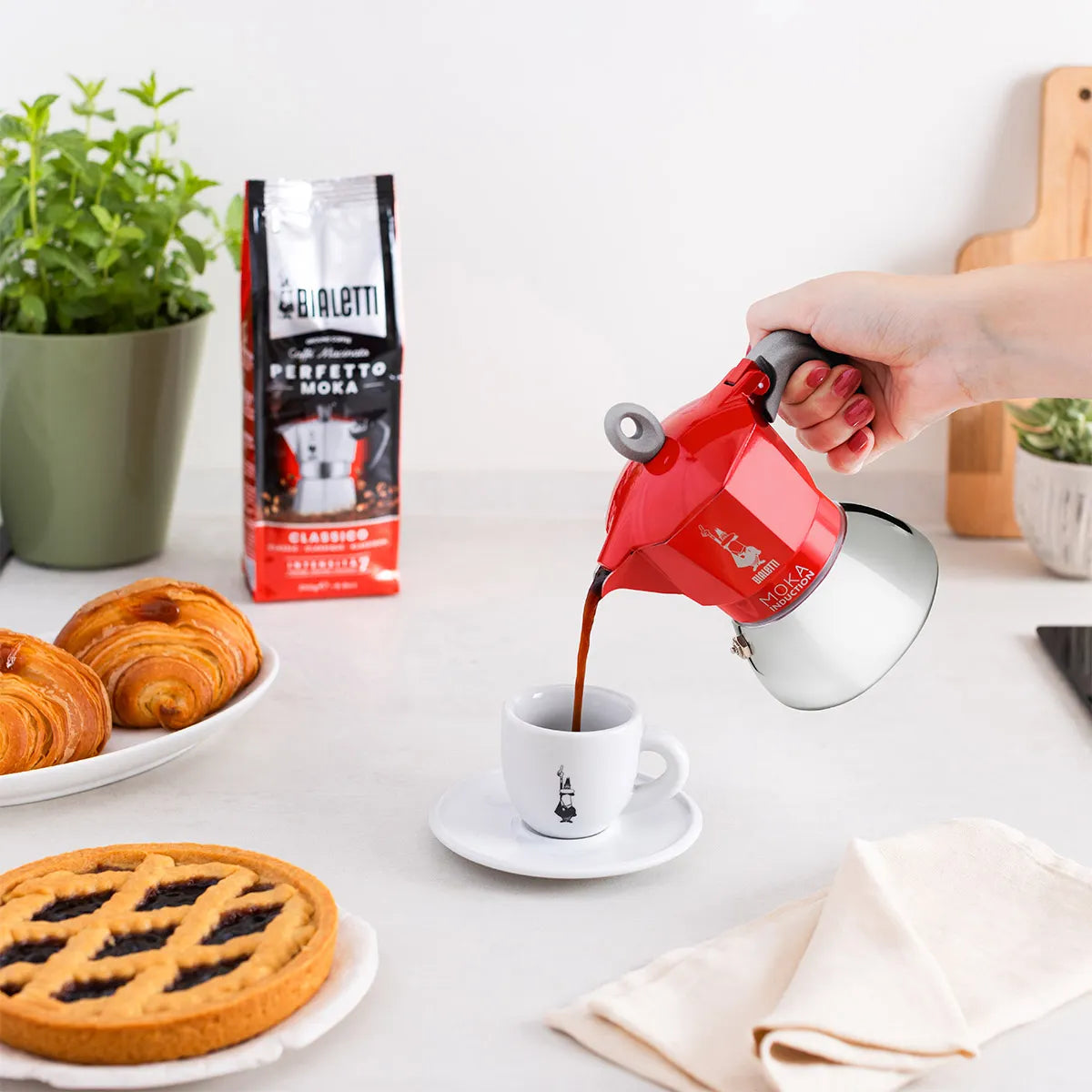 Moka Induction Red BIALETTI