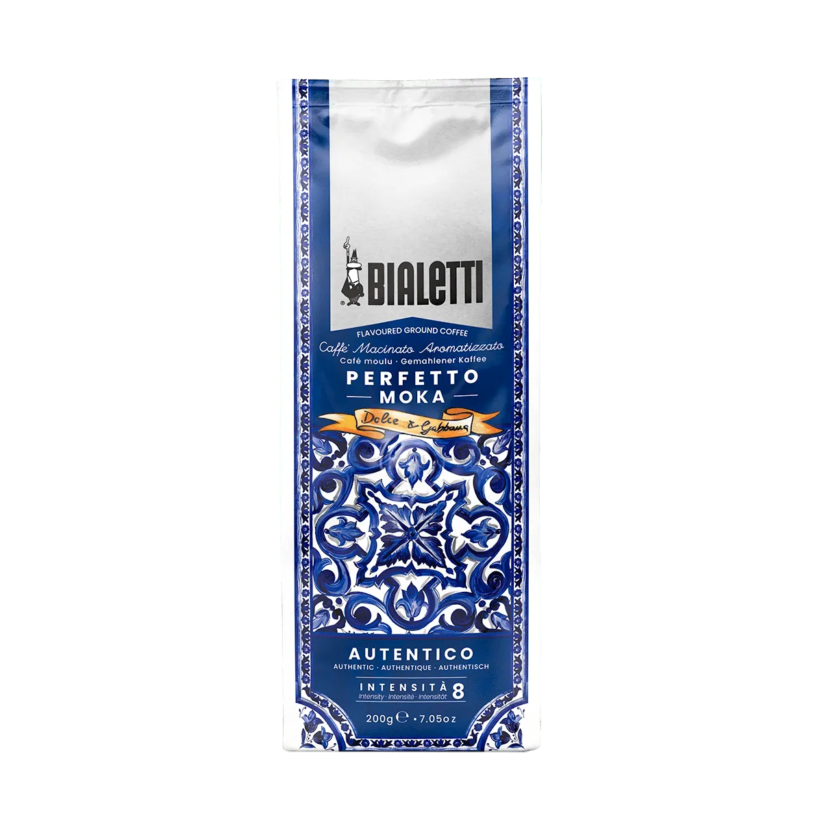 Café molido Perfetto moka Autentico Bialetti D&G 200 gr