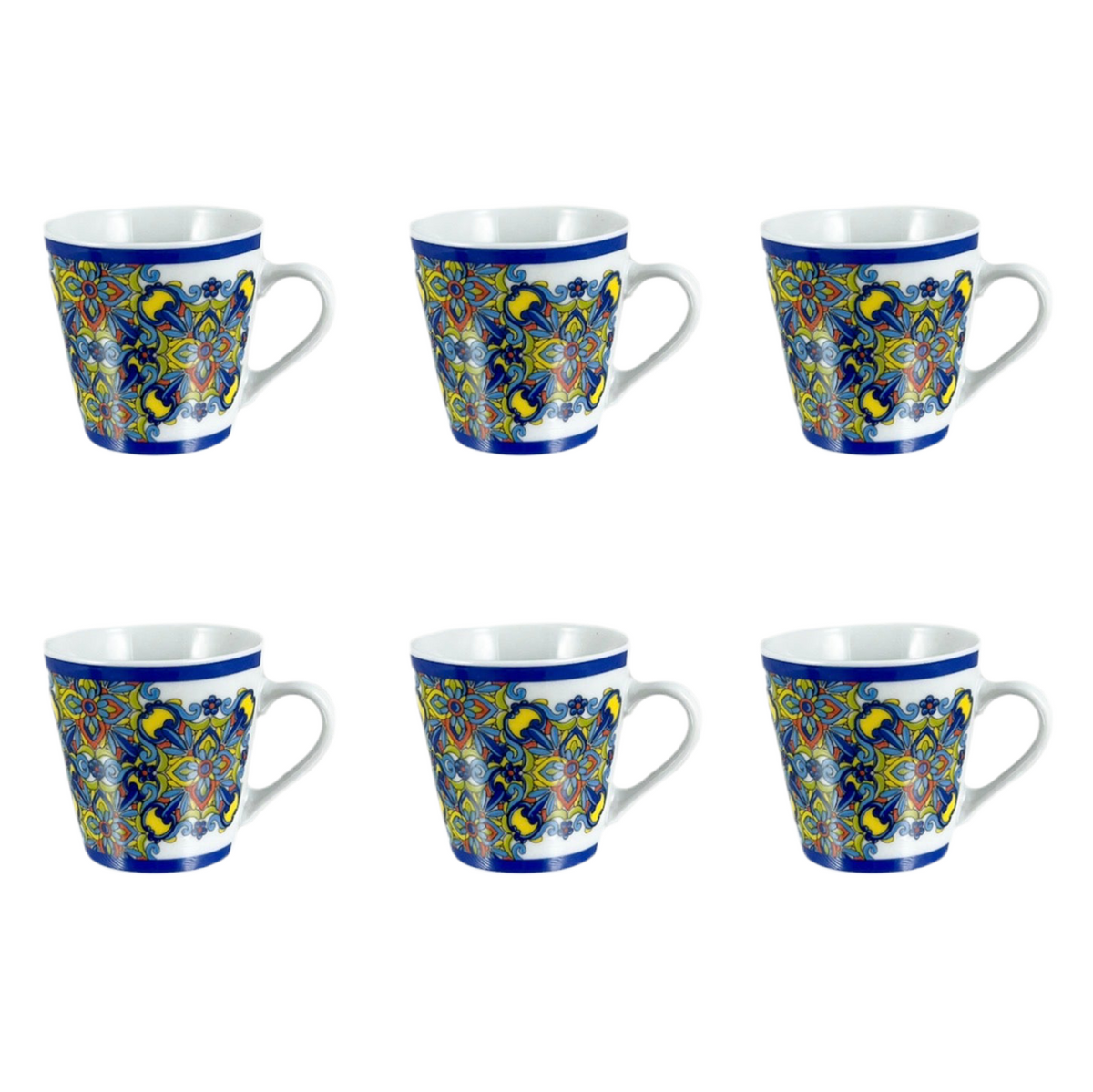 Set 6 Tazas café Lipari