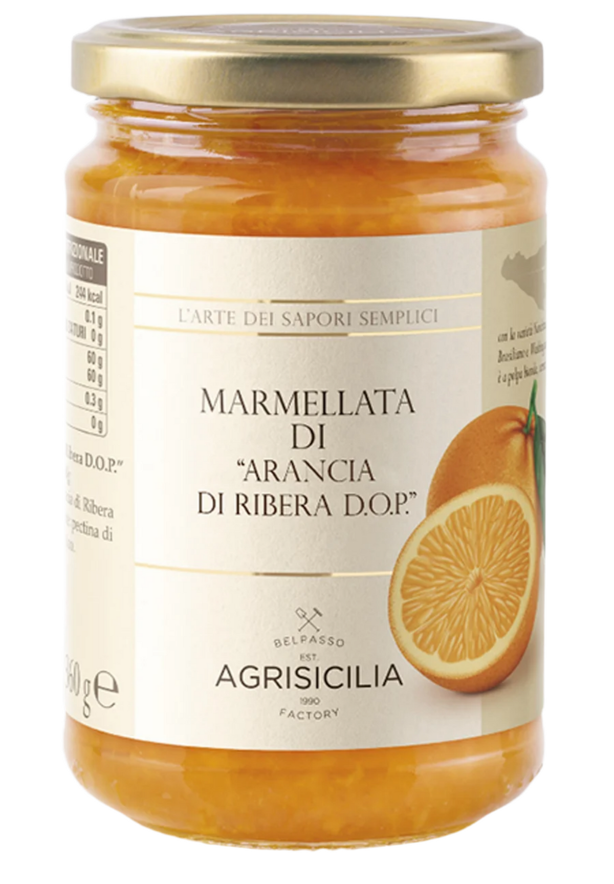 Marmellata di Arancia di Ribera D.O.P 360g Agrisicilia