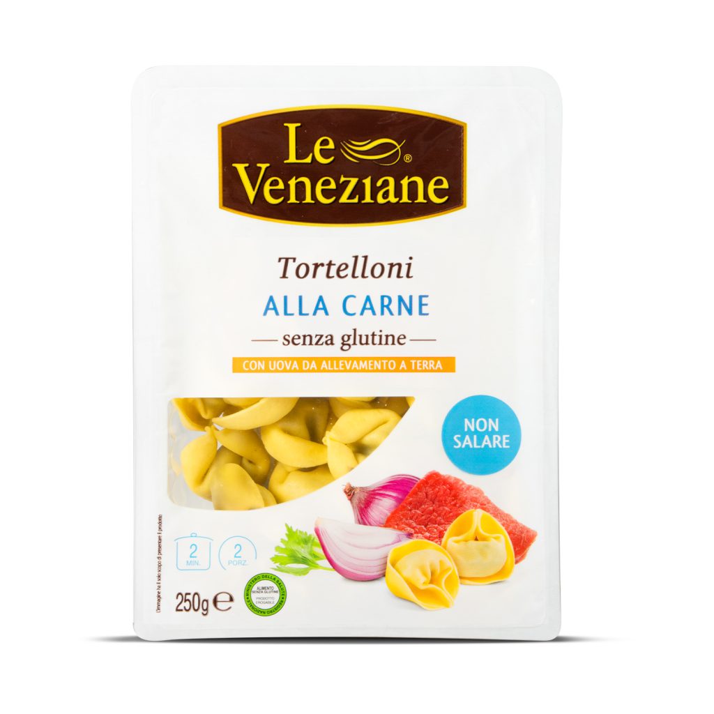 Tortelloni con carne 250 g SIN GLUTEN Le Veneziane