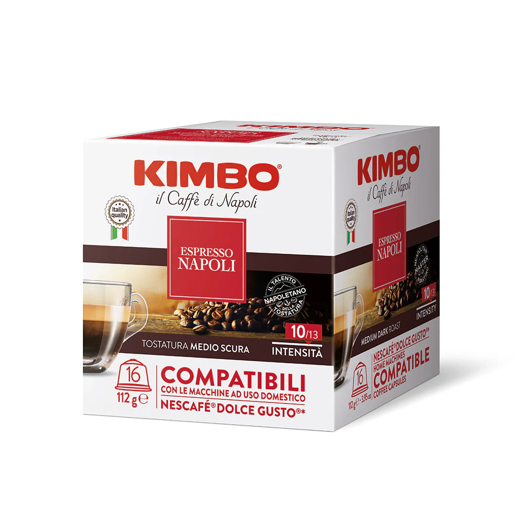 16 cápsulas compatibles *DOLCE GUSTO Espresso Napoli KIMBO