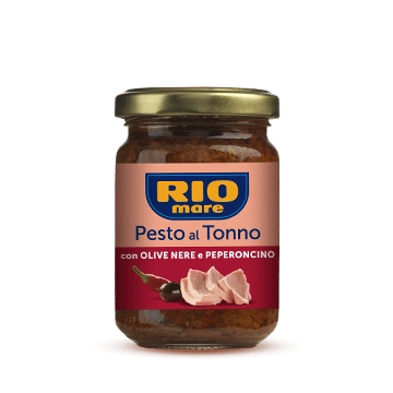Pesto al Tonno con Olive nere e Peperoncino Rio Mare