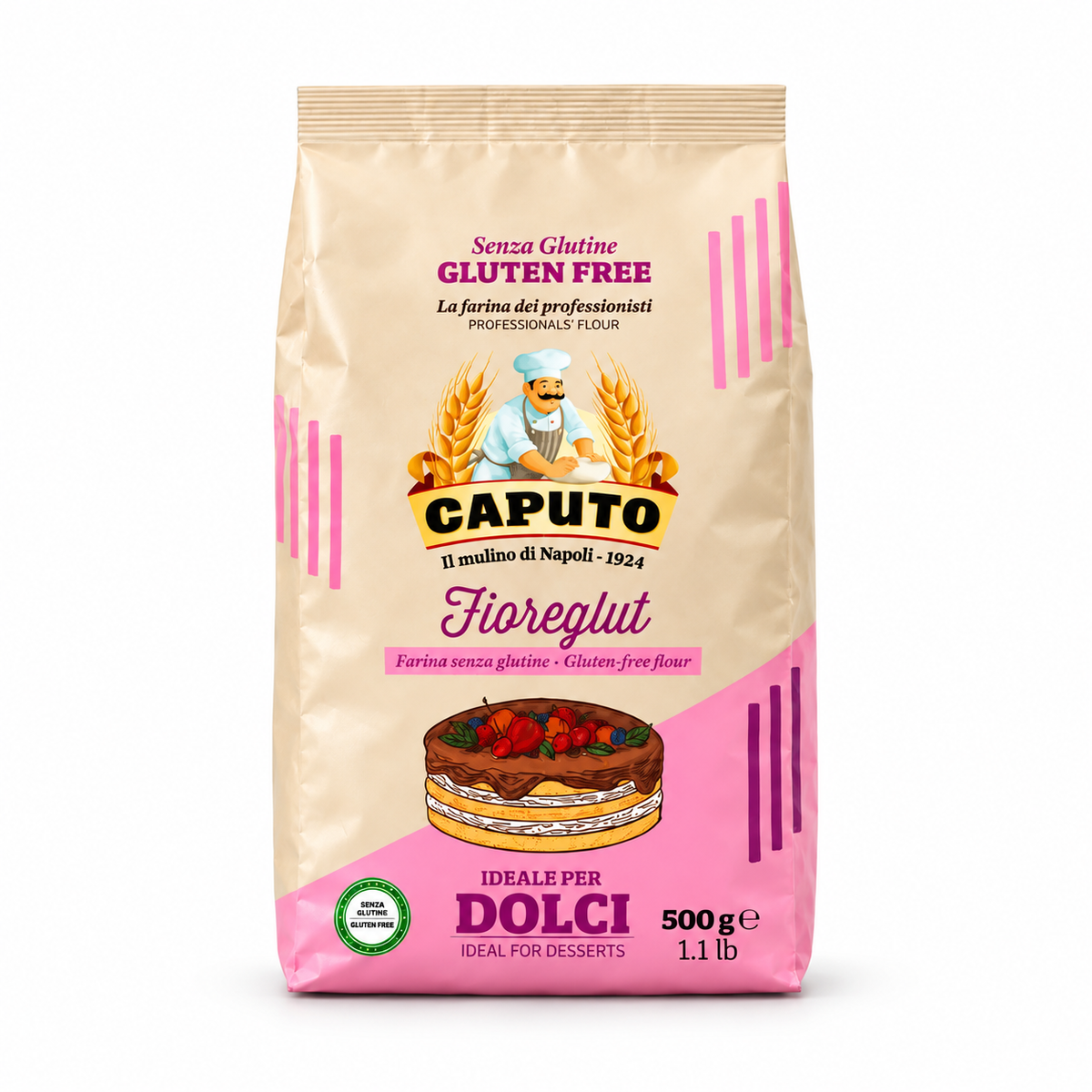 Farina Fioreglut Dolci 500 g SIN GLUTEN