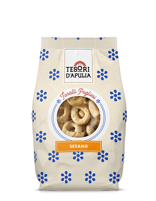 Taralli pugliesi al Sesamo 400 gr