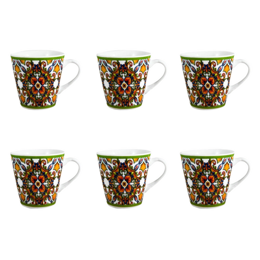 Set 6 Tazas café Favignana