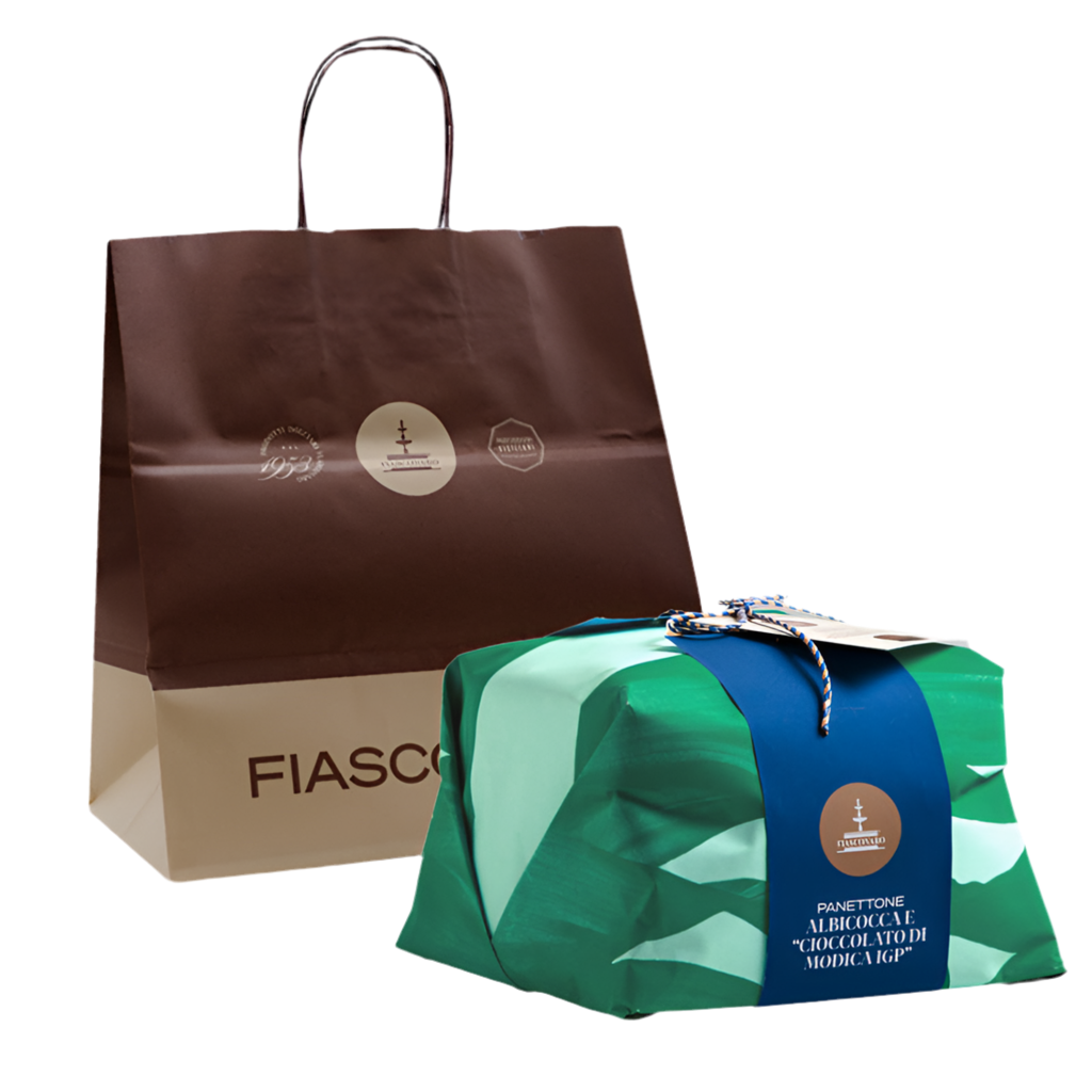 Panettone Artesanal Fiasconaro ALBARICOQUE Y CHOCOLATE 1 Kg