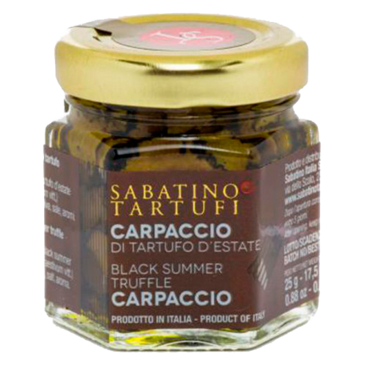 Carpaccio di Tartufo Nero d’estate 25 gr Sabatino Tartufi