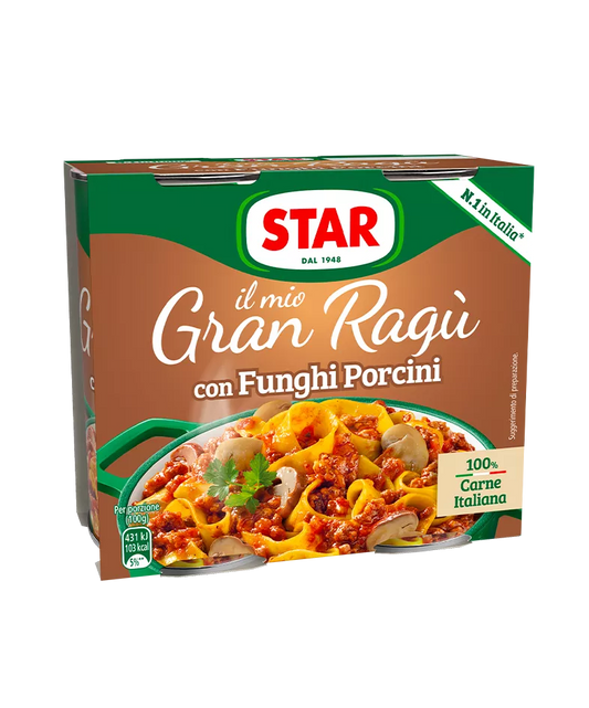 Gran Ragú Star Funghi Porcini 180 gr