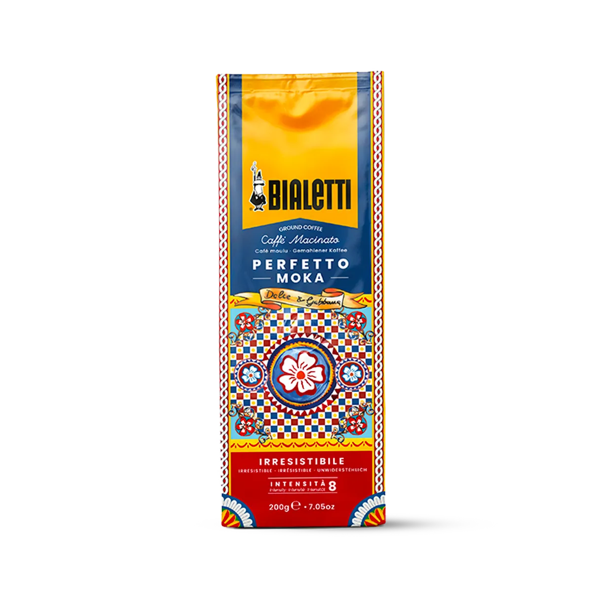 Café molido Perfetto moka irresistibile Bialetti D&G 200 gr