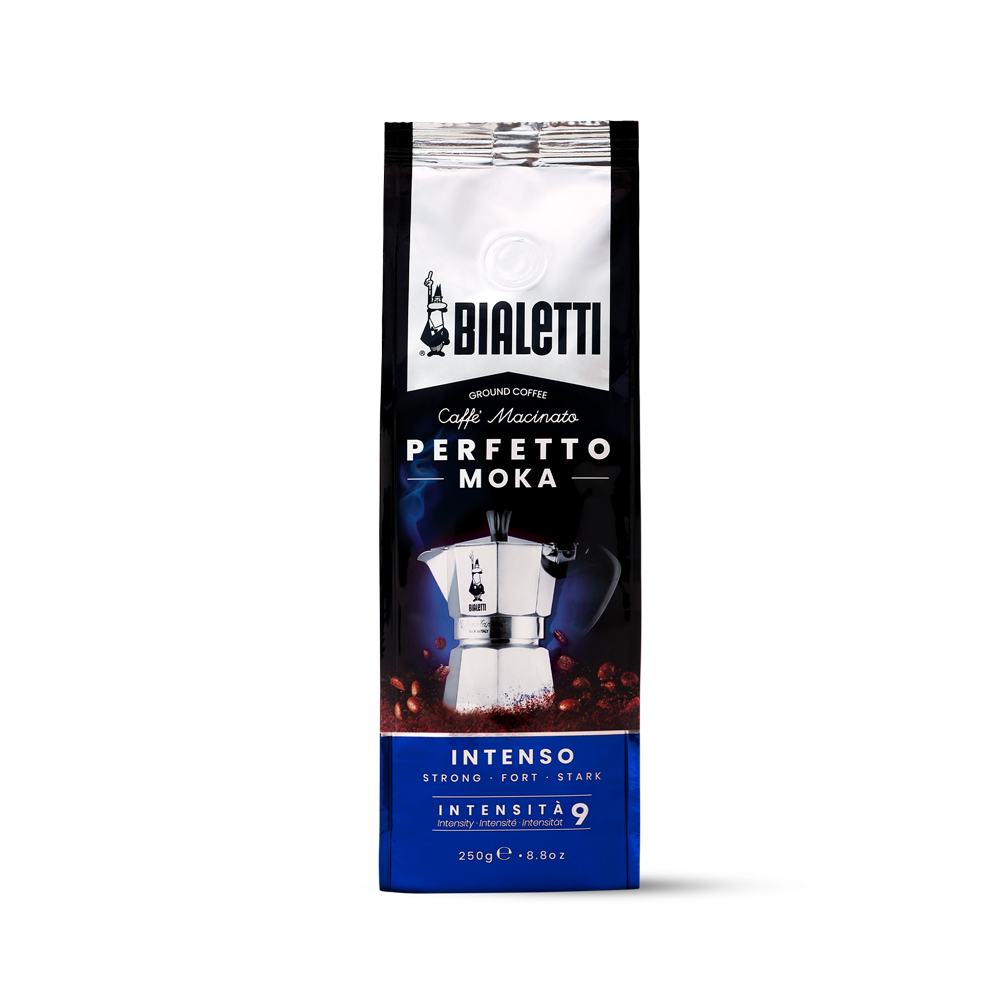 Café molido Perfetto Moka INTENSO Bialetti 250 gr