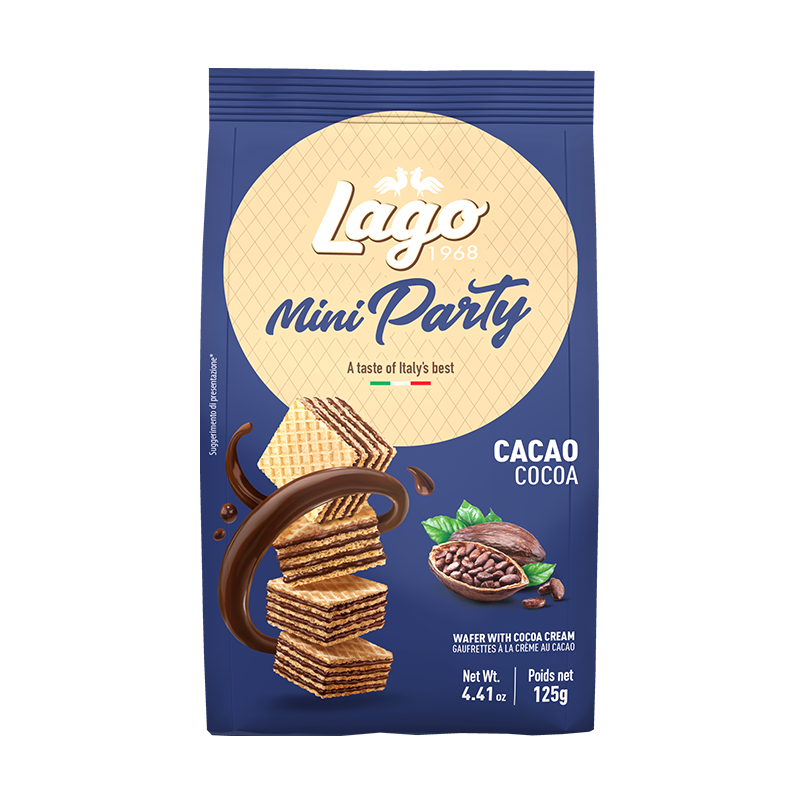 Mini Wafer Cacao Lago 125 g