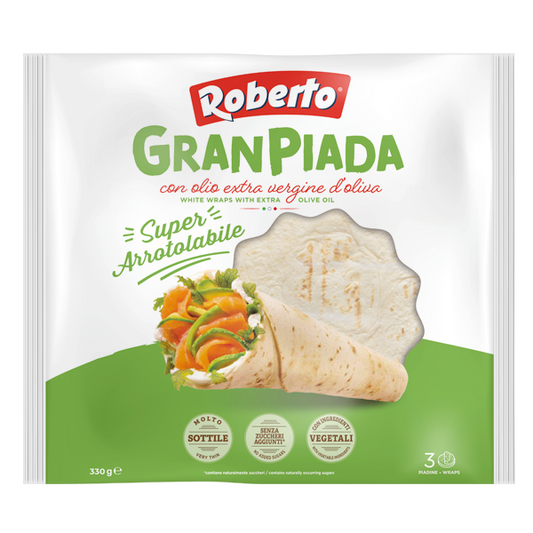 Piadine con olio EVO Roberto 3 x 330g