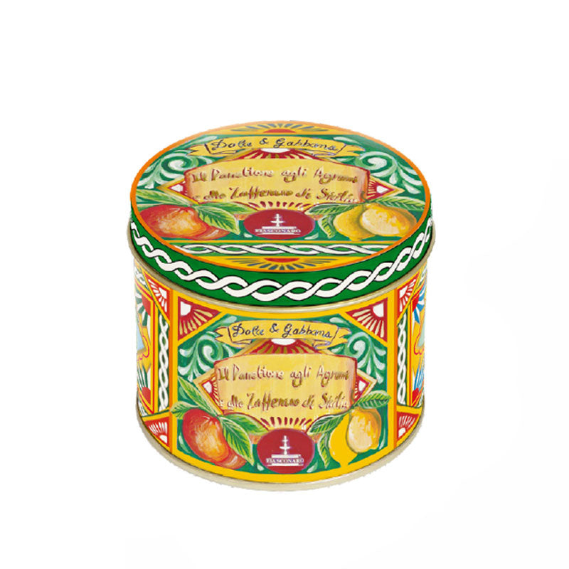 Panettone DOLCE&GABBANA Fiasconaro CÍTRICOS Y AZAFRÁN DE SICILIA 100 gr