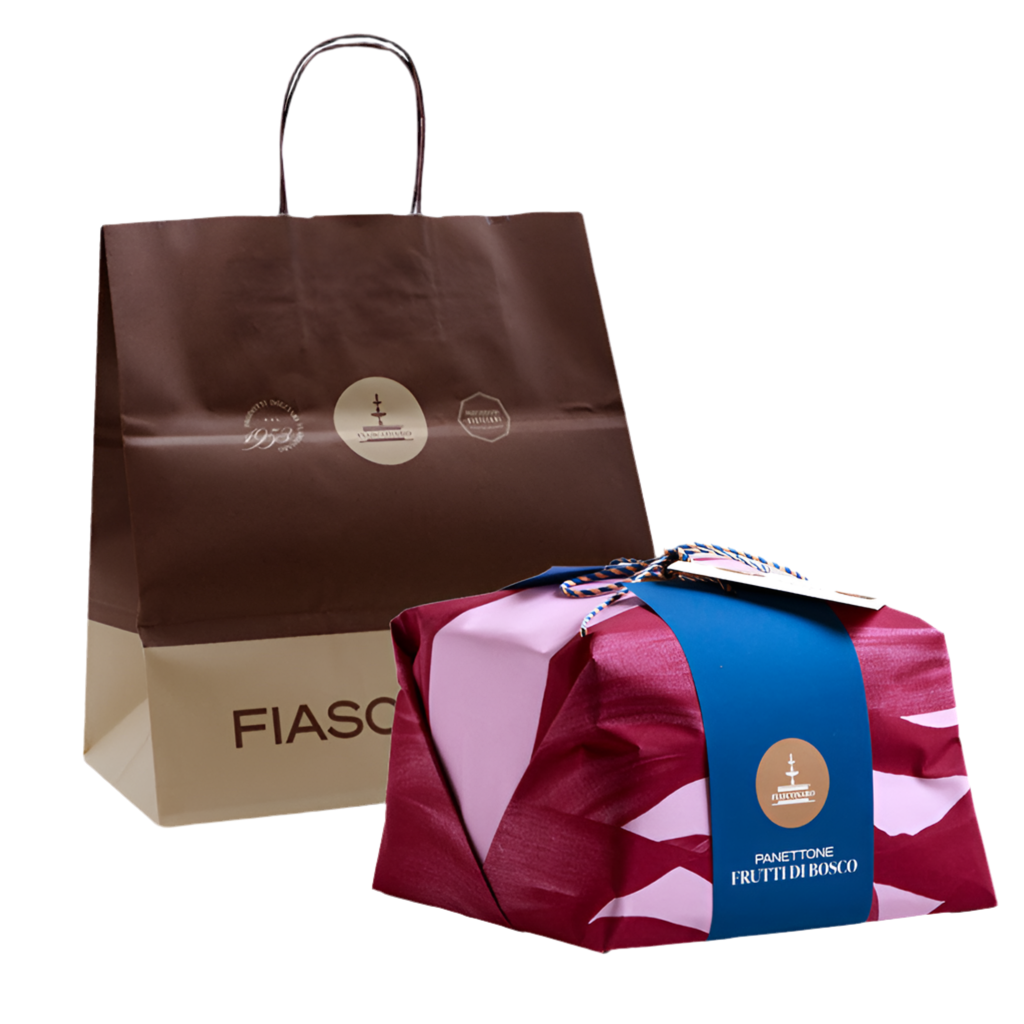 Panettone Artesanal Fiasconaro con FRUTOS ROJOS 1 Kg