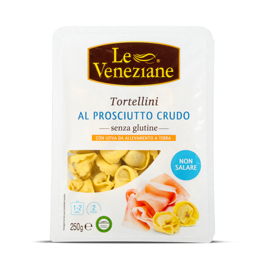 Tortellini al prosciutto crudo 250 g SIN GLUTEN Le Veneziane