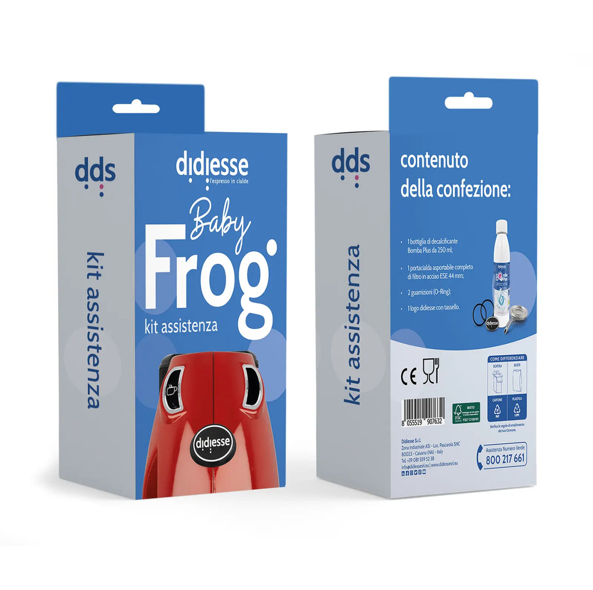 Kit de asistencia cafetera Baby Frog