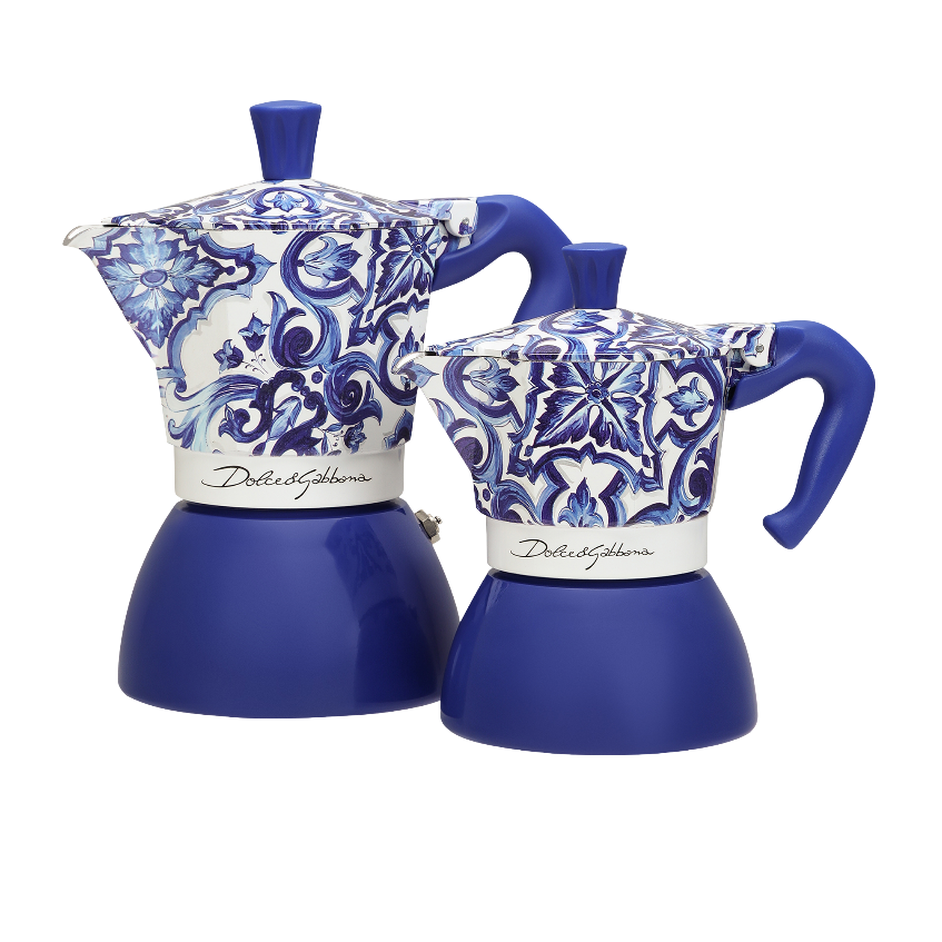 Moka Induction Dolce&Gabbana Bialetti Blu Mediterraneo