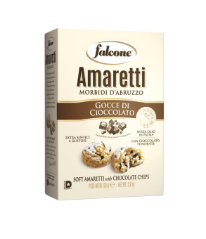 Amaretti con gocce di cioccolato 170g Falcone