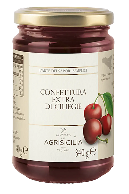 Confettura Extra di Ciliegie 340g Agrisicilia
