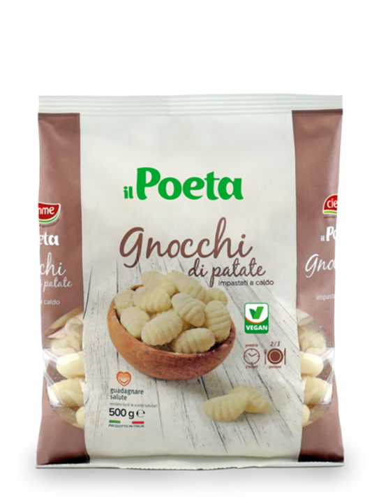 Gnocchi di patata rigati 500 gr Il Poeta