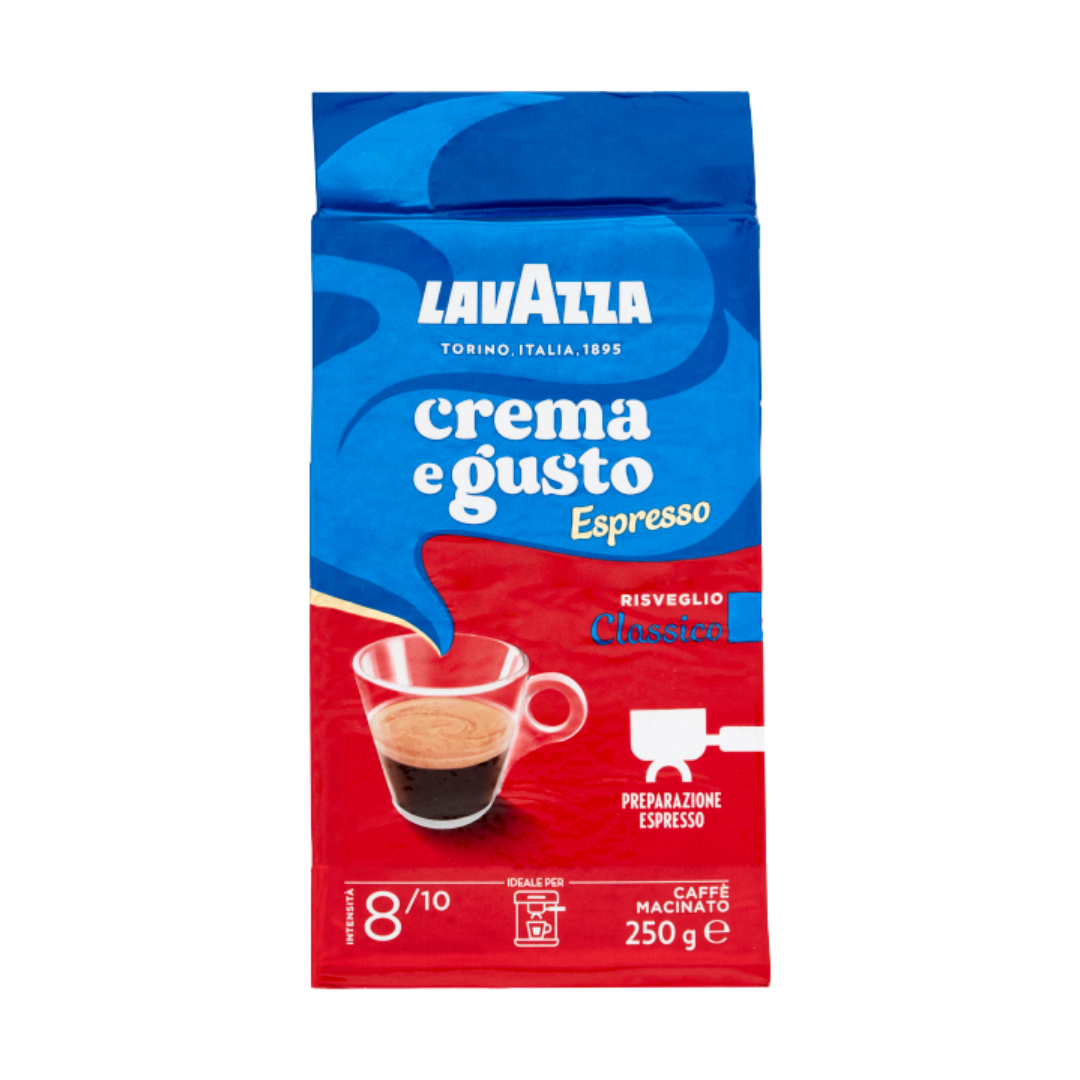 Café Molido Crema e Gusto Espresso LAVAZZA 250 g