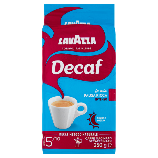 Café molido Descafeinado Intenso LAVAZZA 250 g