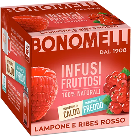 Infusión Frambuesa Y Grosella Roja Bonomelli