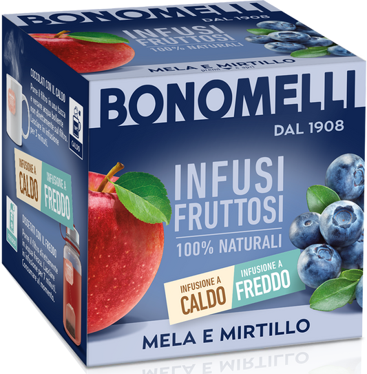 Infusión Manzana y Arándanos Bonomelli