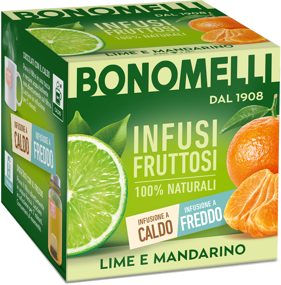 Infusión Lime y Mandarina Bonomelli