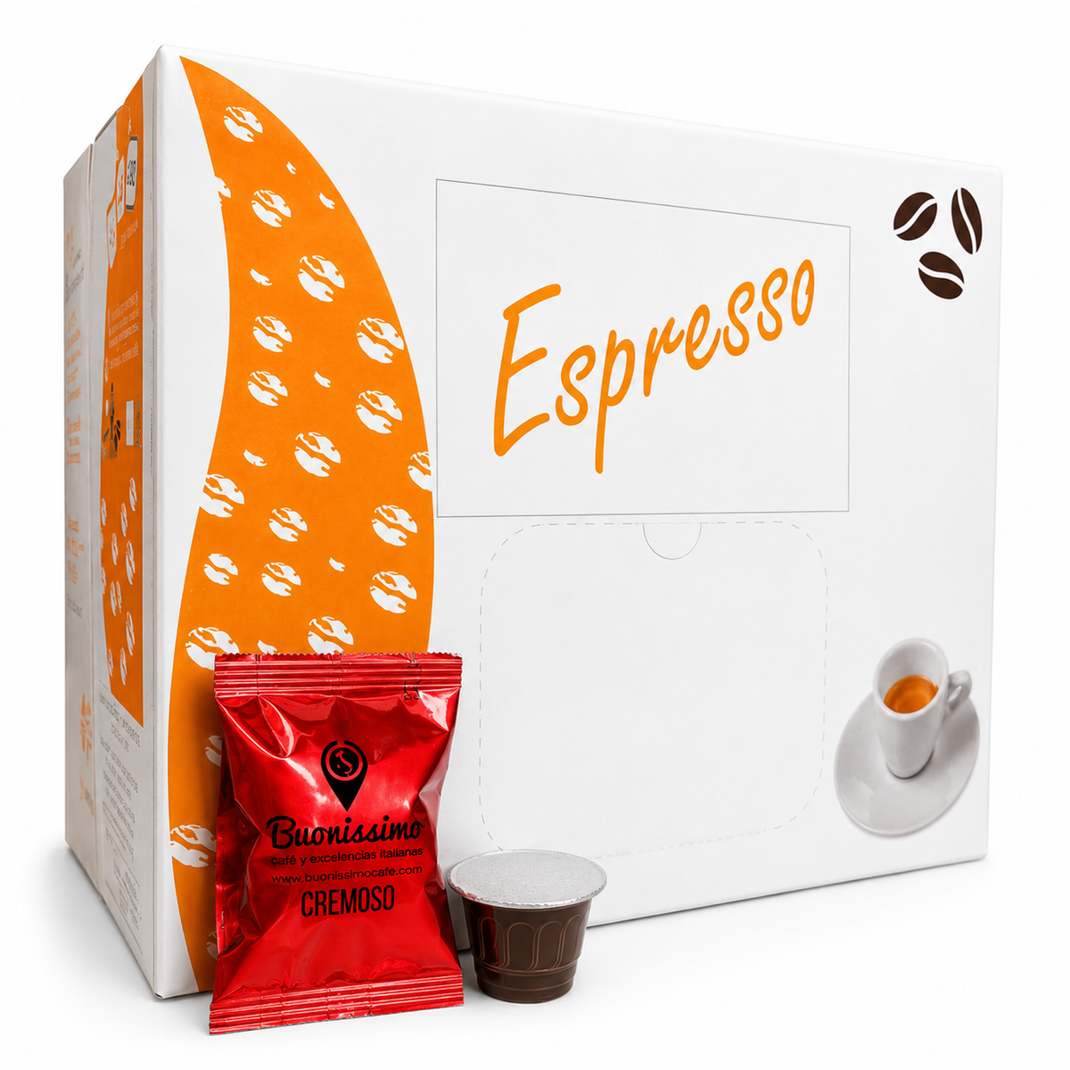 100 cápsulas compatibles NESPRESSO®* Cremoso