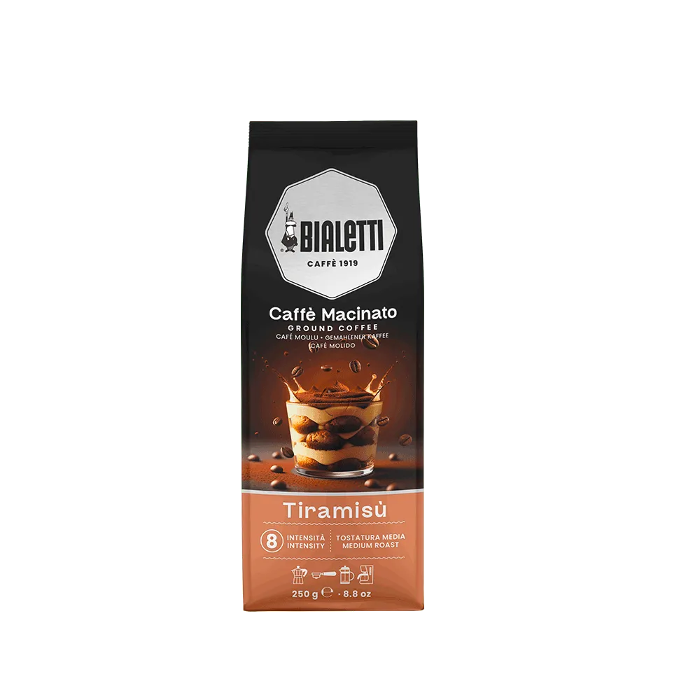 Café molido TIRAMISÚ Bialetti 250 g