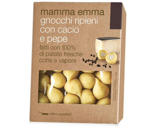 Gnocchi ripieni con Cacio e Pepe Mamma Emma 350 g