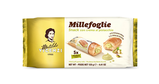 Millefoglie con crema de Pistacho 125 g Matilde Vicenzi