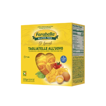Tagliatelle all’uovo SIN GLUTEN Farabella 250 g