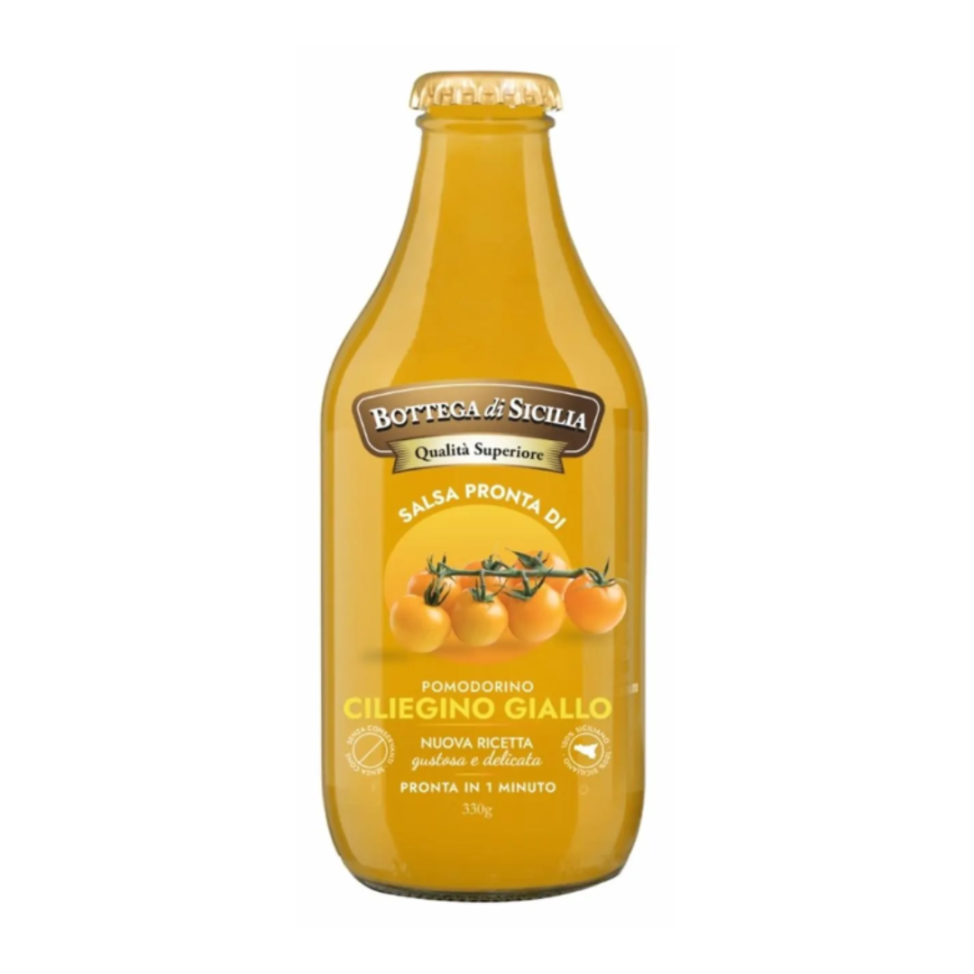 Salsa di ciliegino giallo 330 gr Bottega di Sicilia