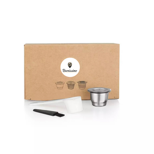 Cápsulas de Acero Inoxidable compatible *NESPRESSO